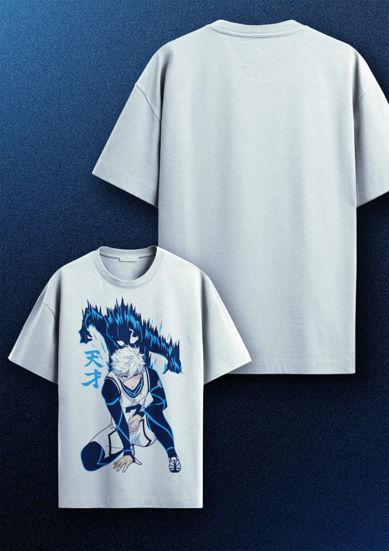 BLUE LOCK OVERSIZED T-SHIRT BOTH SIDES - GENAURA