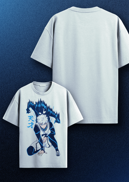 BLUE LOCK OVERSIZED T-SHIRT BOTH SIDES - GENAURA