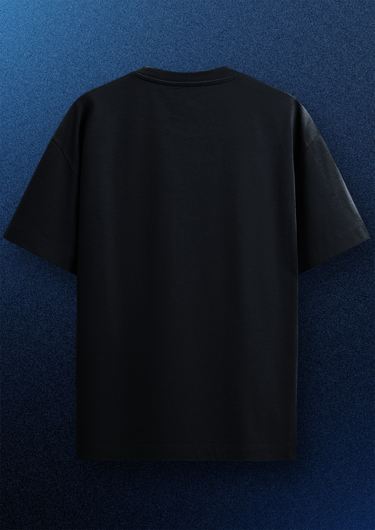 BLUE LOCK OVERSIZED T-SHIRT BACK BLACK - GENAURA