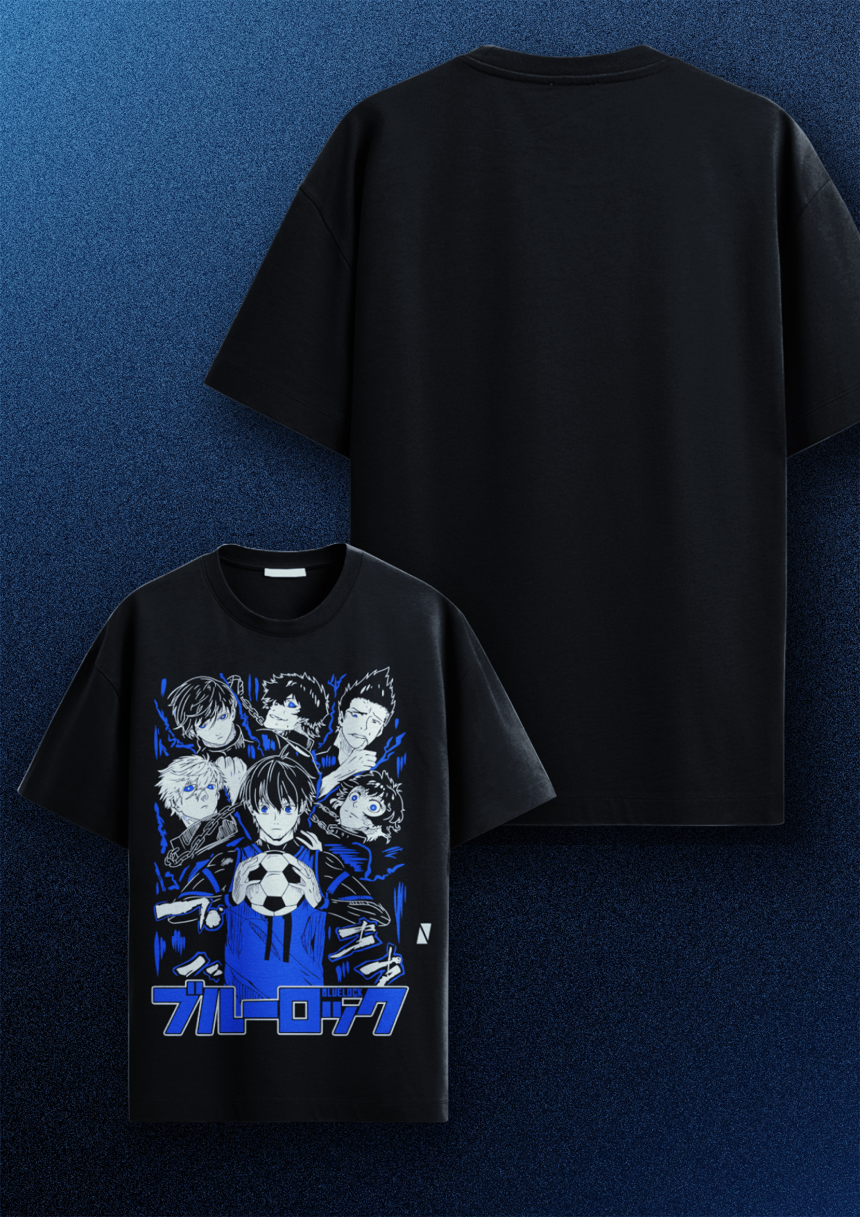 BLUE LOCK OVERSIZED T-SHIRT BOTH SIDES - GENAURA