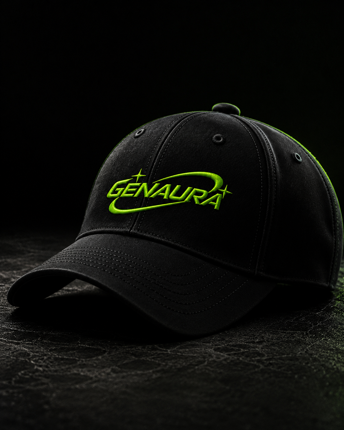 Embroidery Green Ottoman Cap