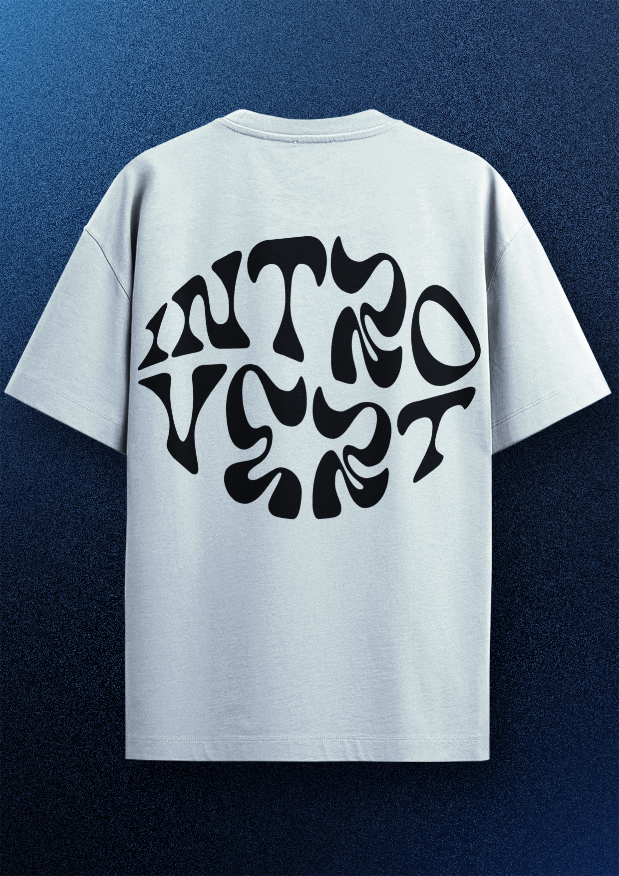 PUFF PRINT -INTROVERT OVERSIZED T-SHIRT - GENAURA