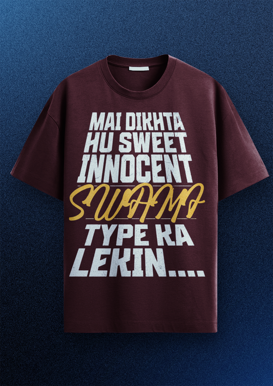 MAIN TERA HERO (SEENU) OVERSIZED T-SHIRT - GENAURA